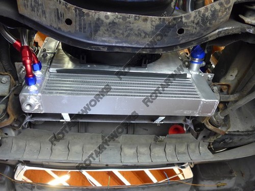 Oil cooler line - cooler, fitting